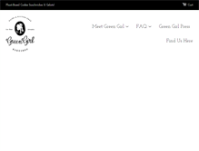 Tablet Screenshot of greengirlbakeshop.com